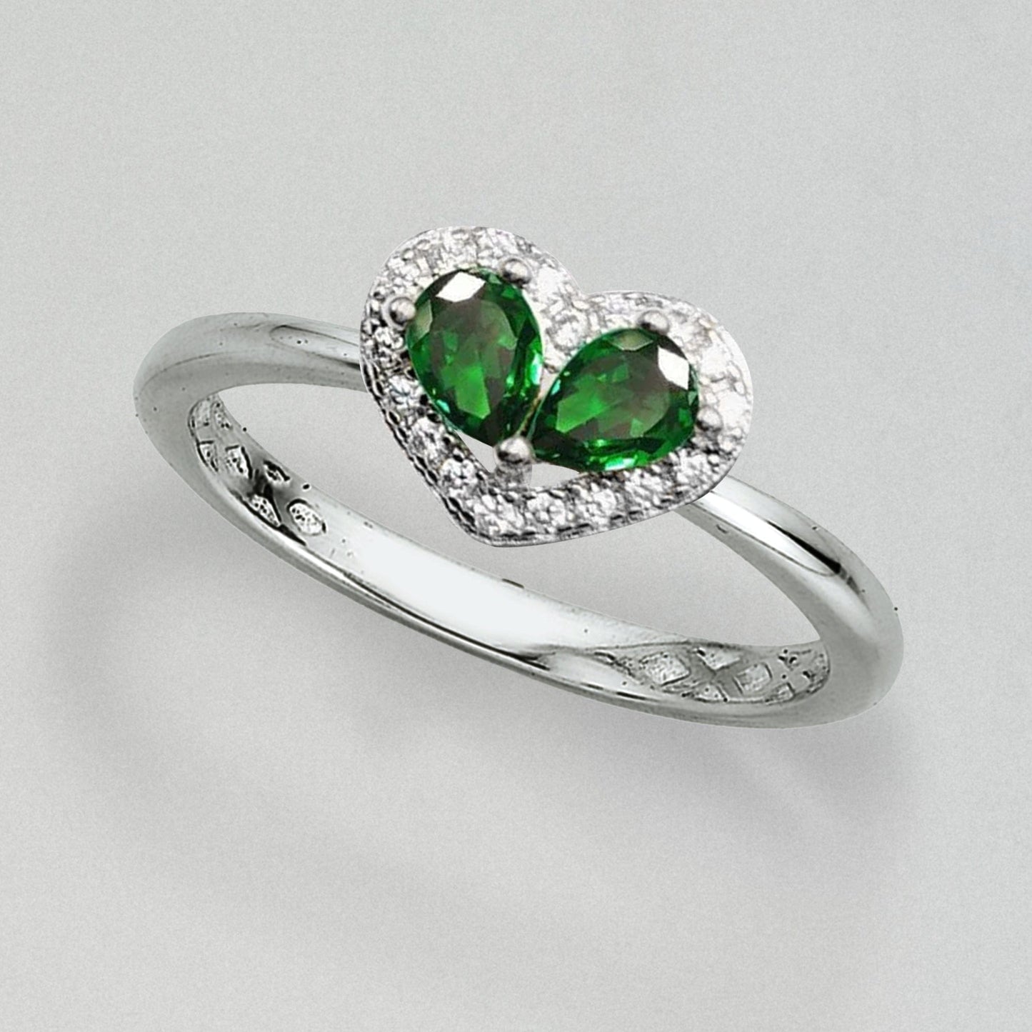 May Emerald Birthstone Ring