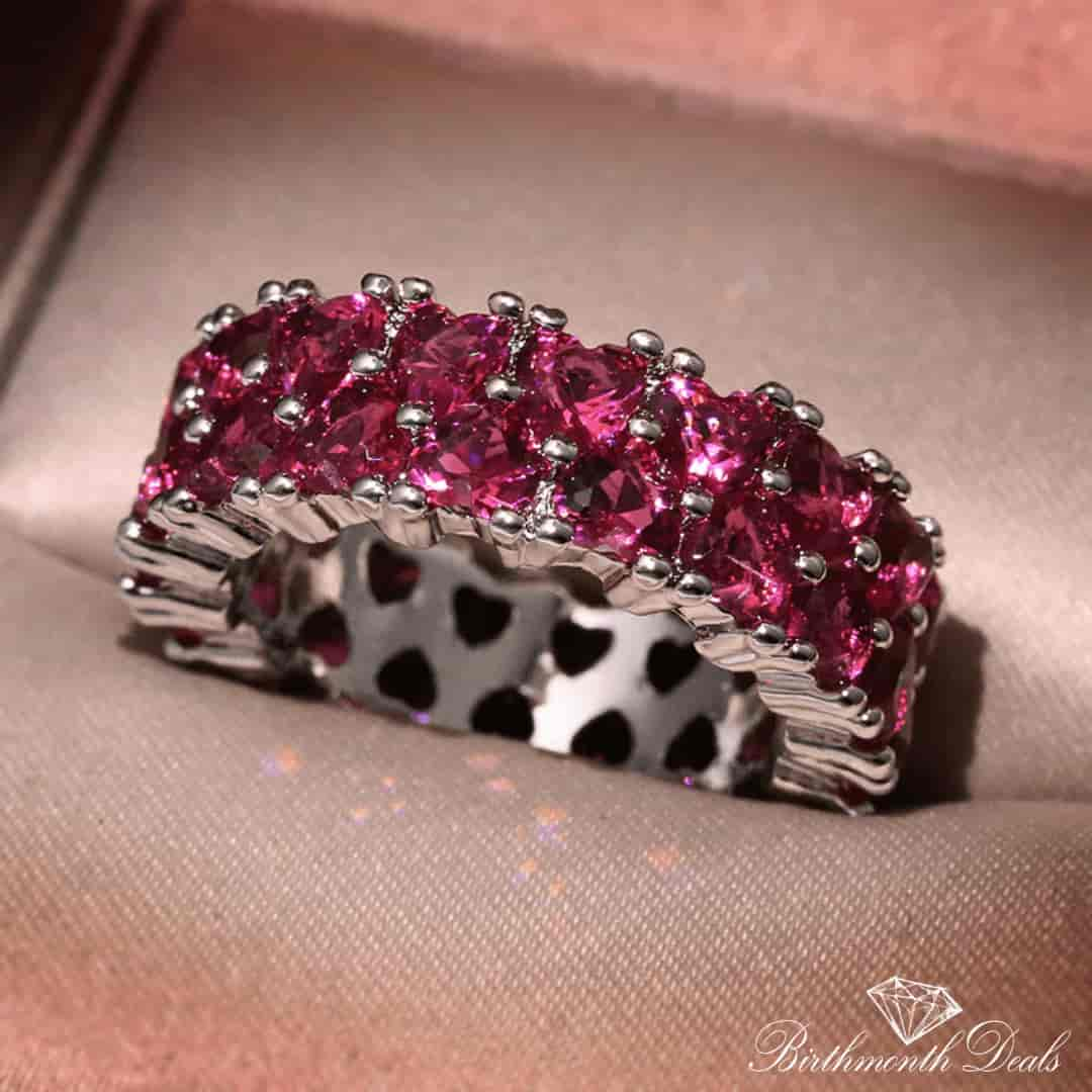 July Ruby Birthstone Ring - Birthmonth Deals