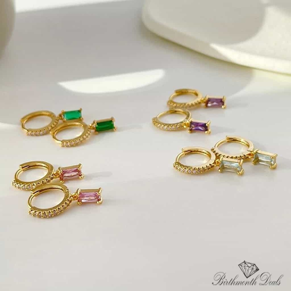 Diana Birthstone Earrings - Birthmonth Deals