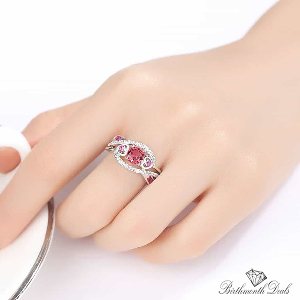 July Ruby Birthstone Ring - Birthmonth Deals