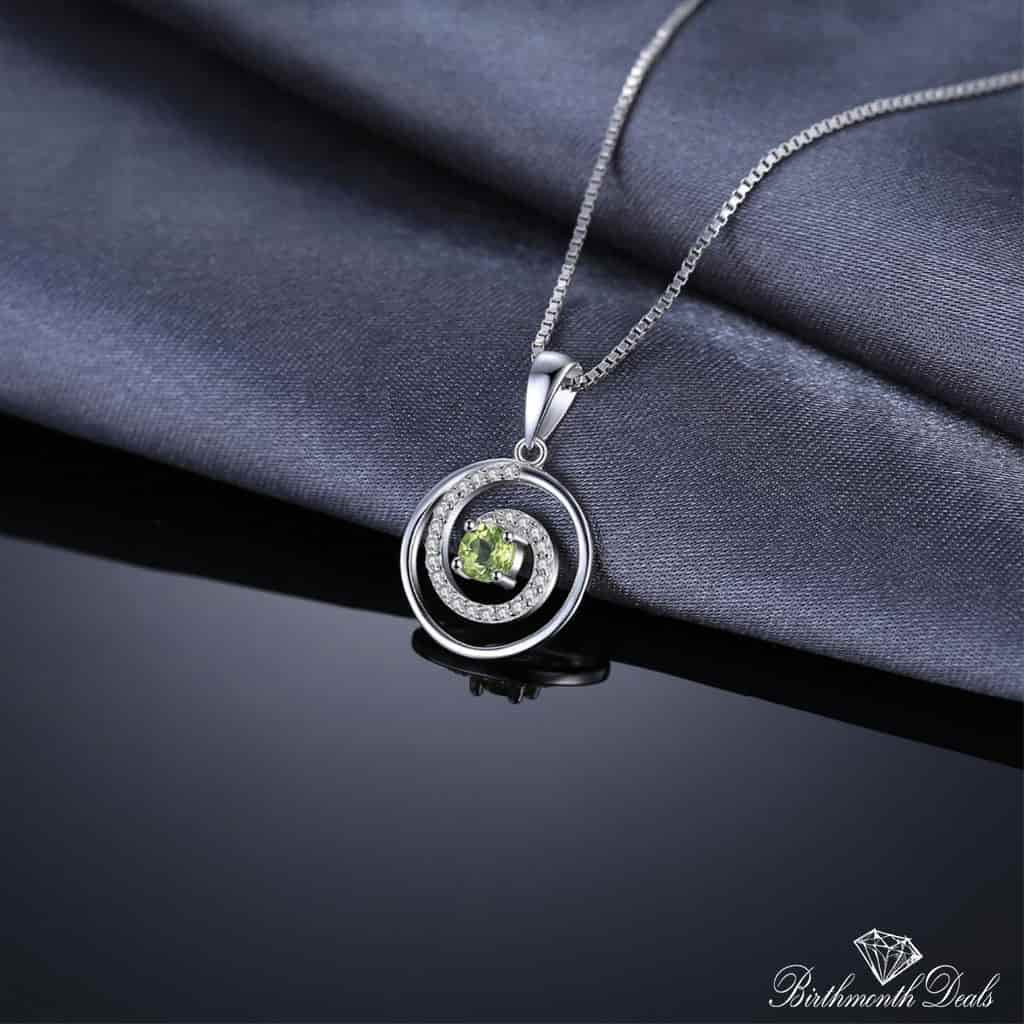 August Peridot Necklace - Birthmonth Deals