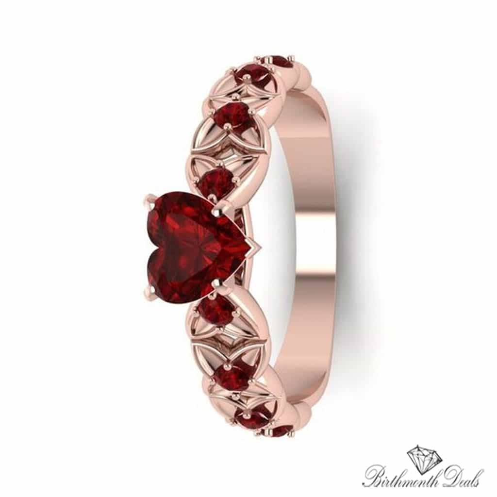 July Ruby Birthstone Ring - Birthmonth Deals