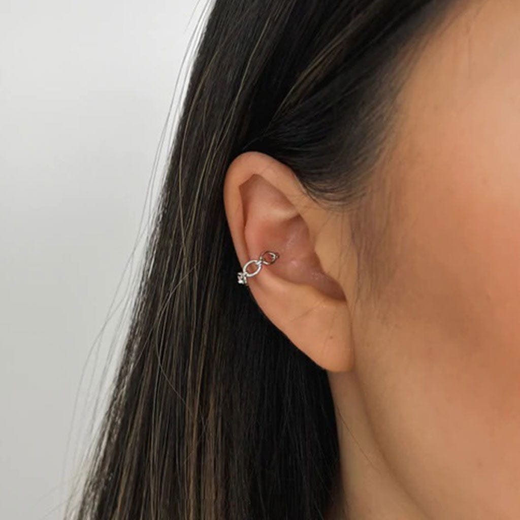 Harper Ear Cuff - Silver - Birthmonth Deals