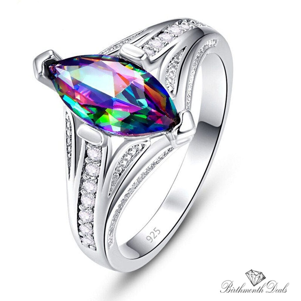 June Alexandrite Birthstone Ring - Birthmonth Deals