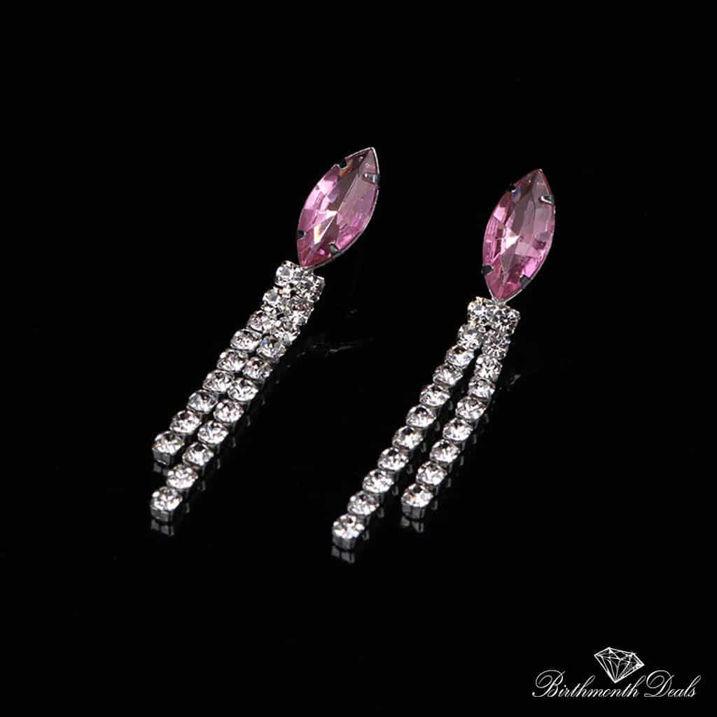 October Pink Tourmaline Birthstone Jewelry Set - Birthmonth Deals