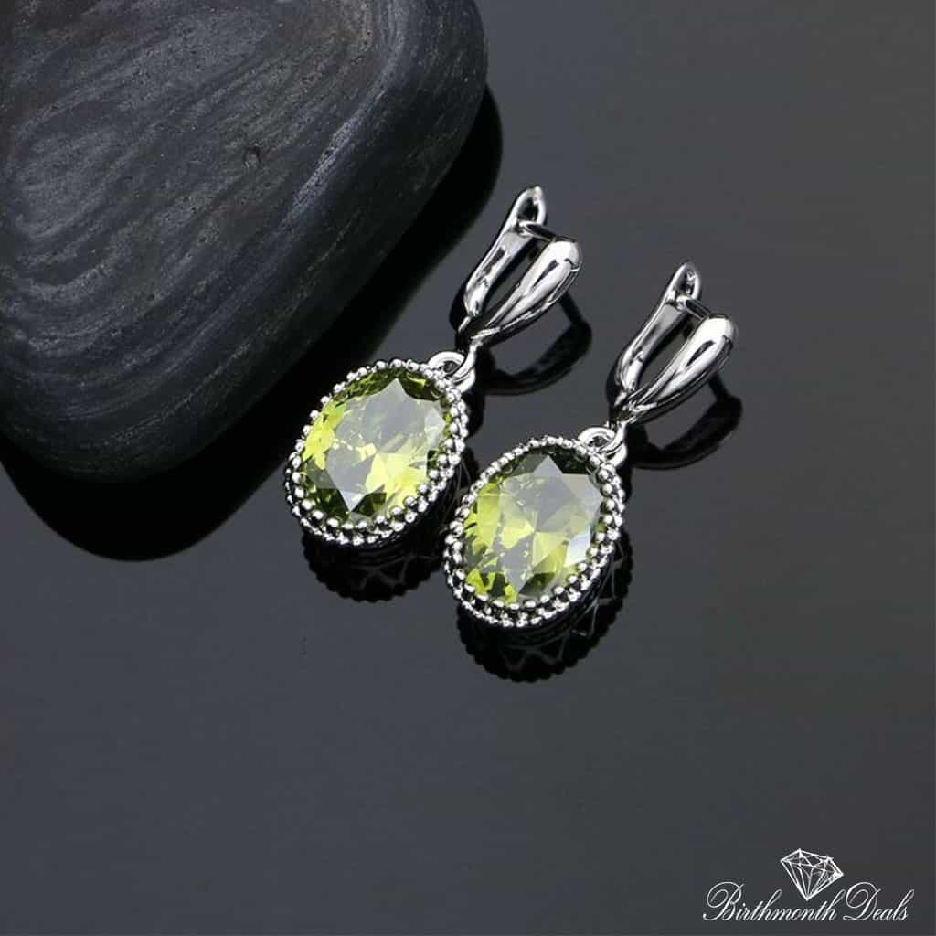 August Peridot Birthstone Jewelry Set - Birthmonth Deals