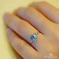 March Aquamarine Birthstone Ring - Birthmonth Deals