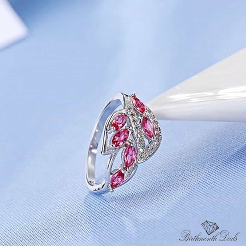 July Ruby Birthstone Ring - Birthmonth Deals