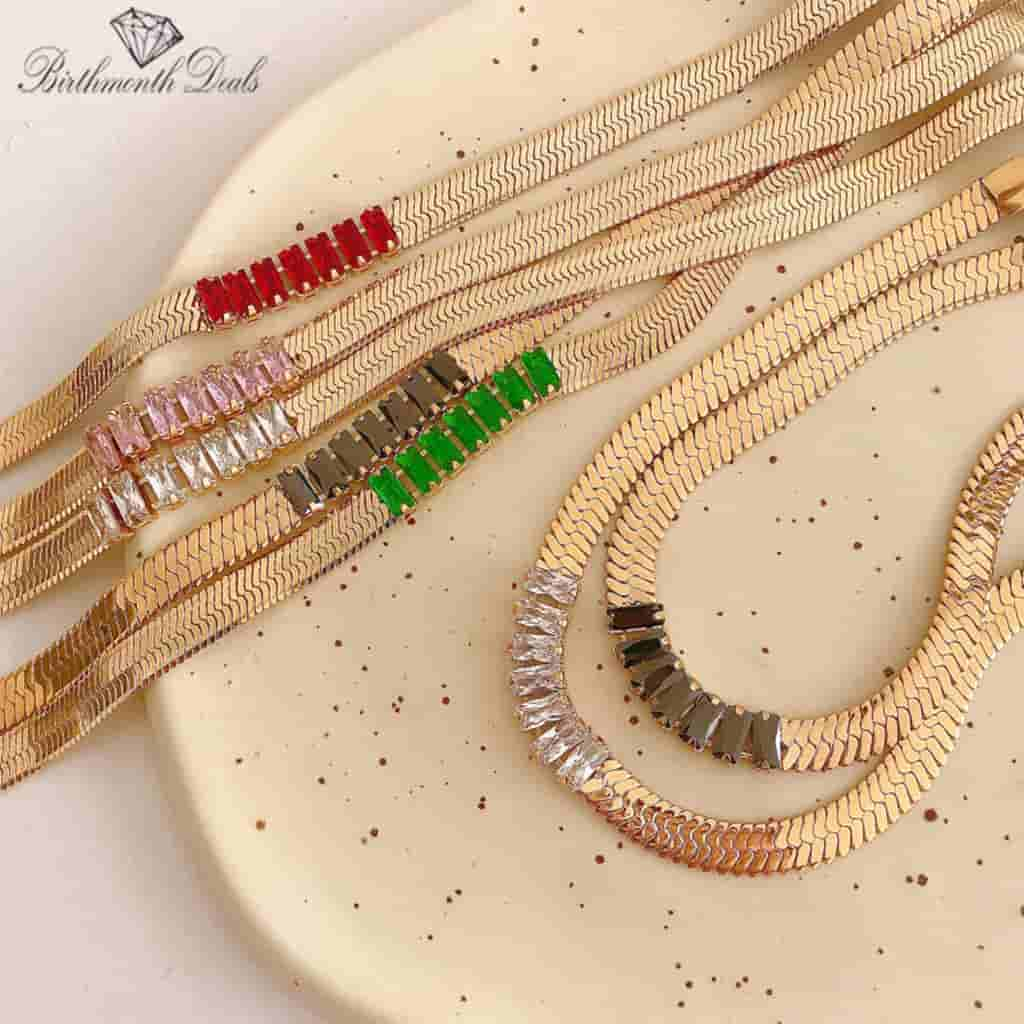 Eliana Birthstone Necklace - Birthmonth Deals