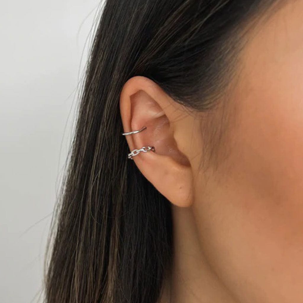 Charlotte Ear Cuff Set - Silver - Birthmonth Deals