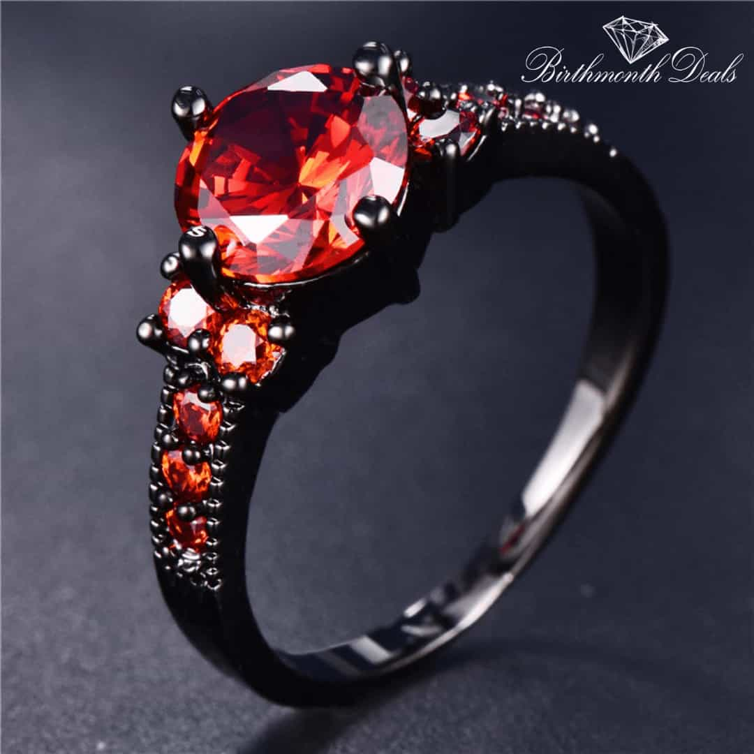 July Ruby Birthstone Ring - Birthmonth Deals