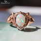 October Opal Birthstone Stacking Ring - Birthmonth Deals