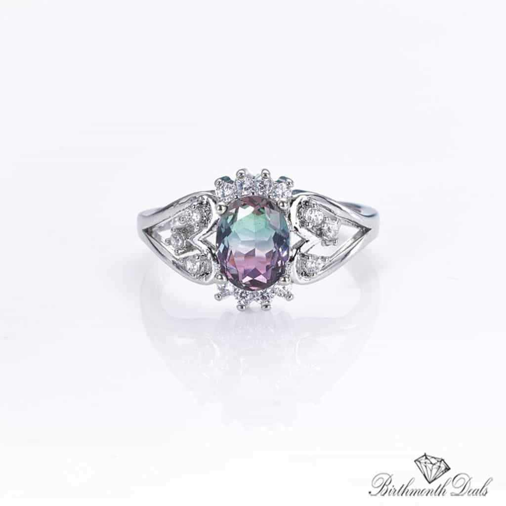 June Alexandrite Birthstone Ring - Birthmonth Deals