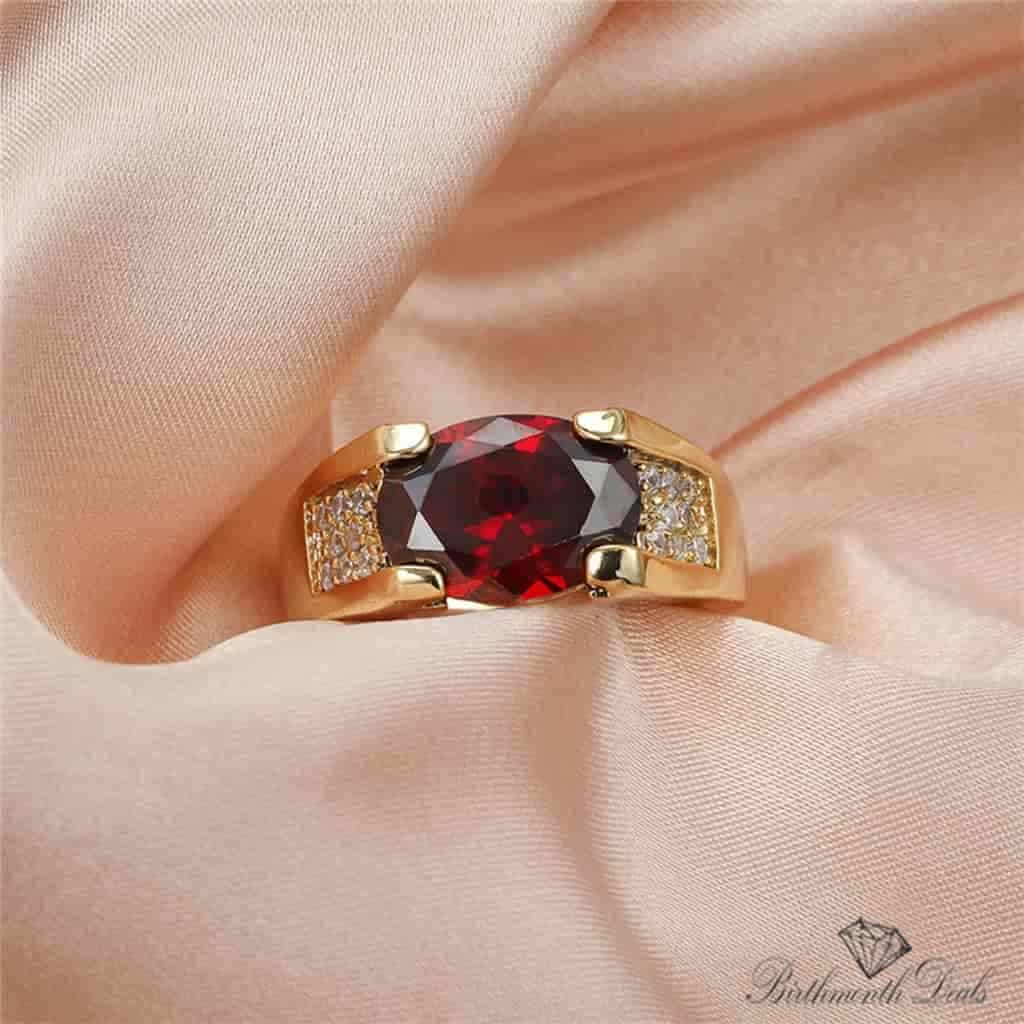 July Ruby Birthstone Ring - Birthmonth Deals