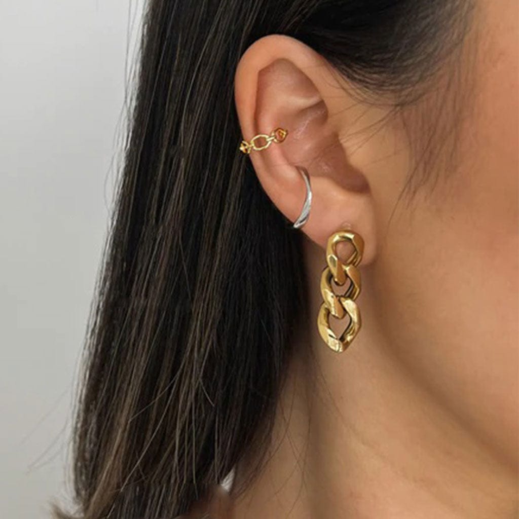 Isabella Ear Cuff - Silver - Birthmonth Deals