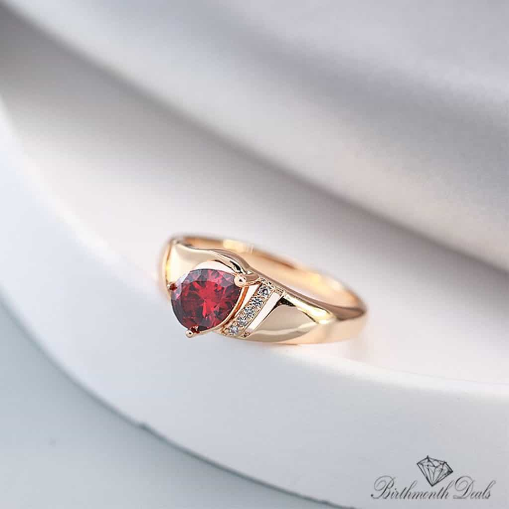 July Ruby Birthstone Ring - Birthmonth Deals