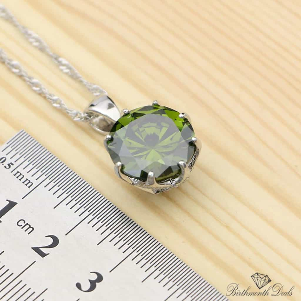 August Peridot Birthstone Jewelry Set - Birthmonth Deals