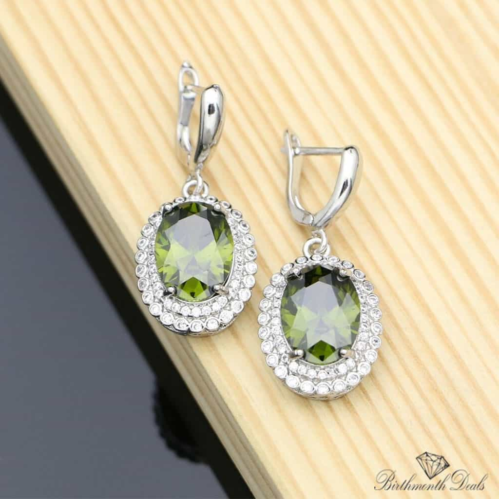 August Peridot Earrings - Birthmonth Deals