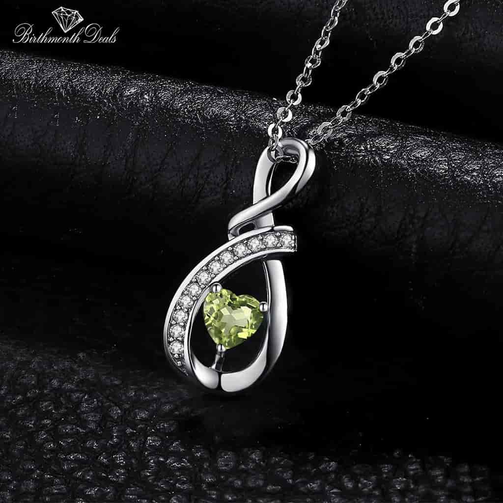 August Peridot Necklace - Birthmonth Deals