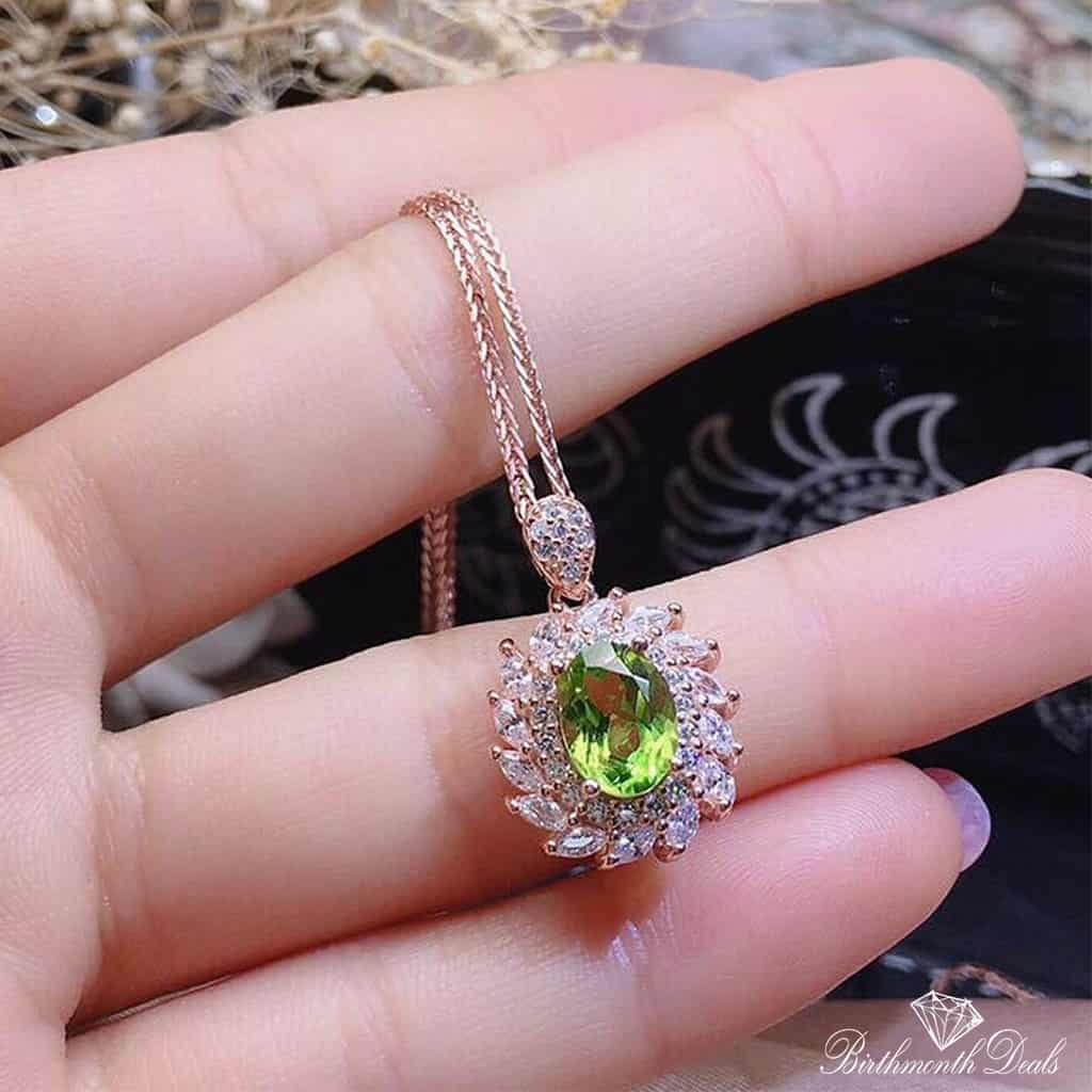 August Peridot Birthstone Jewelry Set - Birthmonth Deals