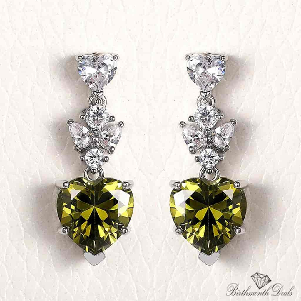 August Peridot Earrings - Birthmonth Deals