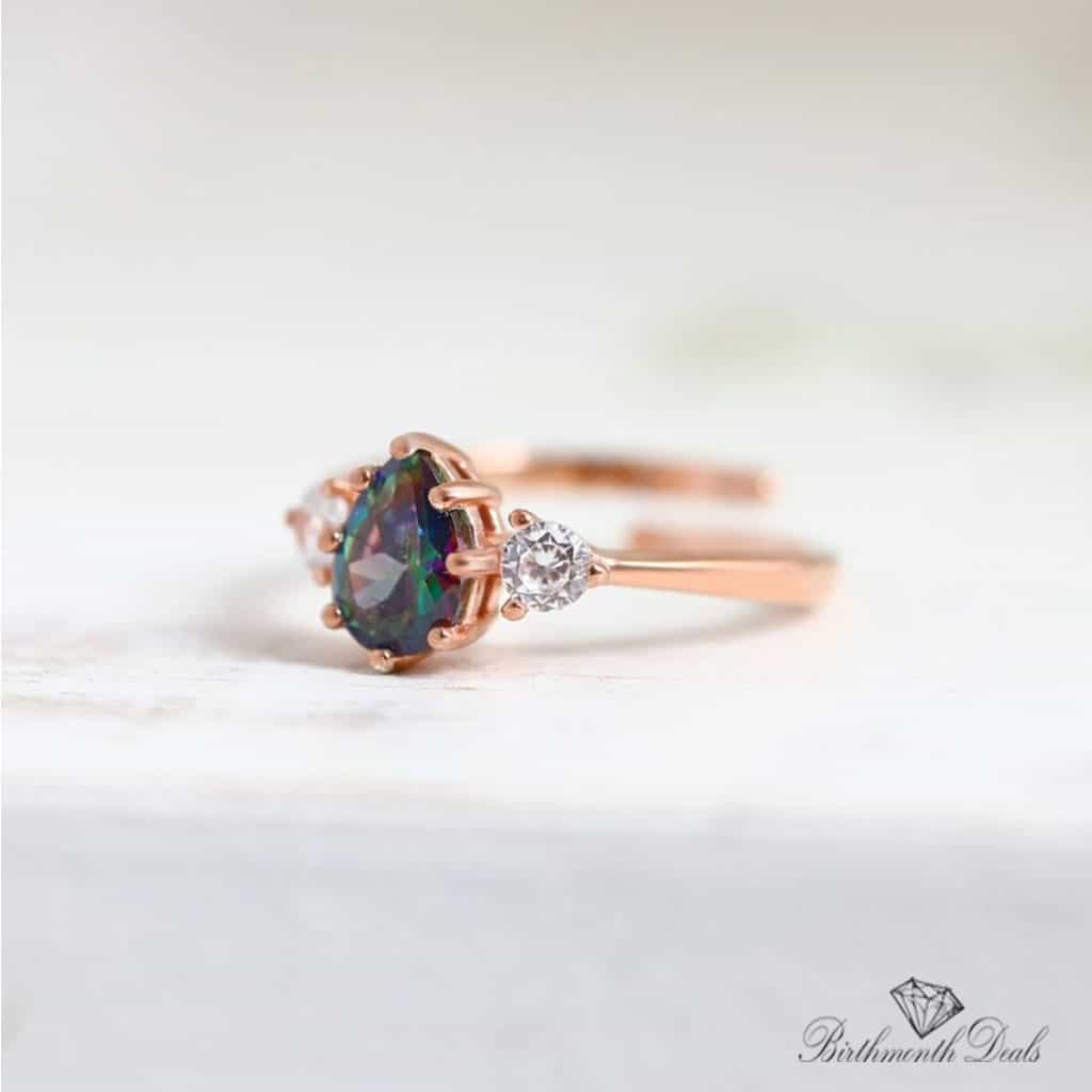 June Alexandrite Birthstone Ring - Birthmonth Deals