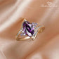 February Amethyst Birthstone Ring - Birthmonth Deals