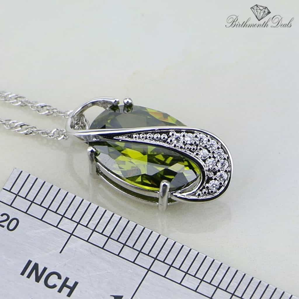 August Peridot Birthstone Jewelry Set - Birthmonth Deals