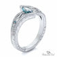 March Aquamarine Birthstone Ring - Birthmonth Deals