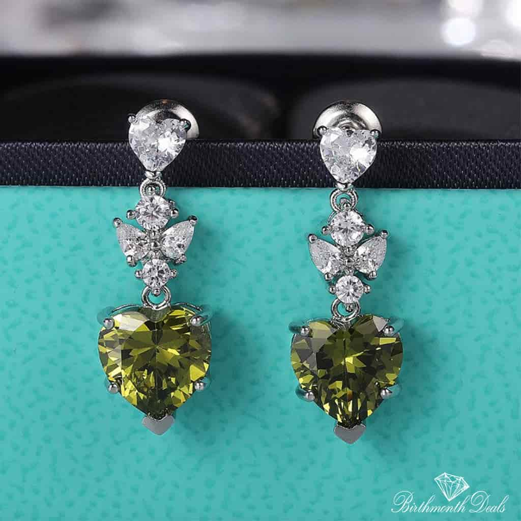 August Peridot Earrings - Birthmonth Deals