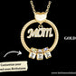 Personalized Carved MOM Pendant - Birthmonth Deals