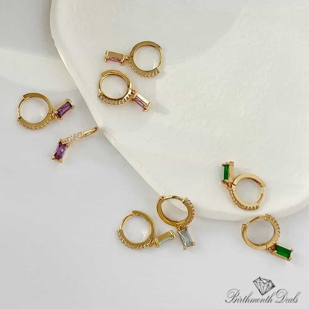 Diana Birthstone Earrings - Birthmonth Deals