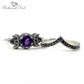 February Amethyst Birthstone Stacking Ring - Birthmonth Deals