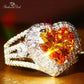 November Citrine Birthstone Ring - Birthmonth Deals