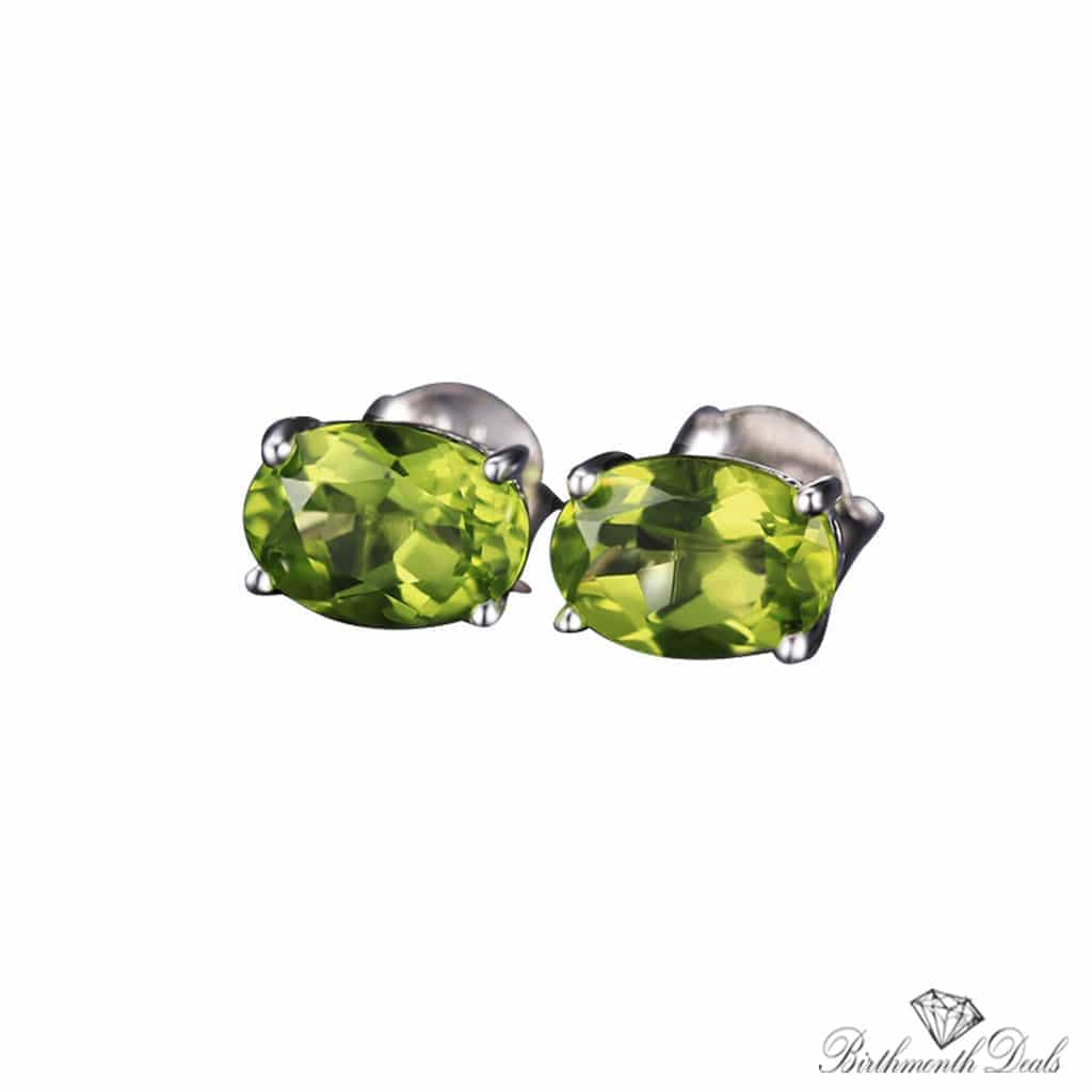 August Peridot Earrings - Birthmonth Deals