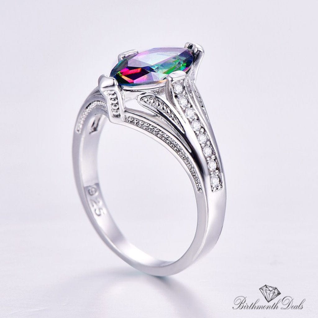 June Alexandrite Birthstone Ring - Birthmonth Deals