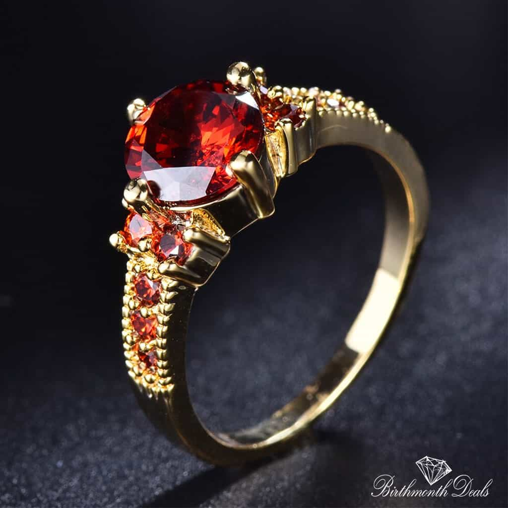 July Ruby Birthstone Ring - Birthmonth Deals