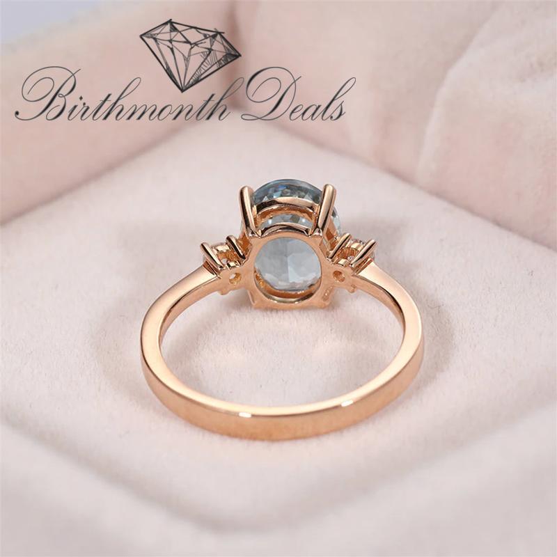 December Zircon Birthstone Ring - Birthmonth Deals