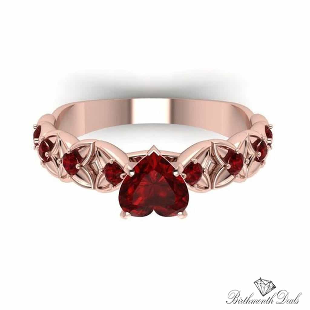 July Ruby Birthstone Ring - Birthmonth Deals