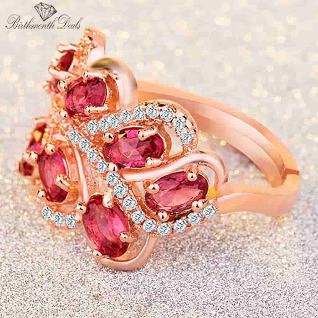 July Ruby Birthstone Ring - Birthmonth Deals