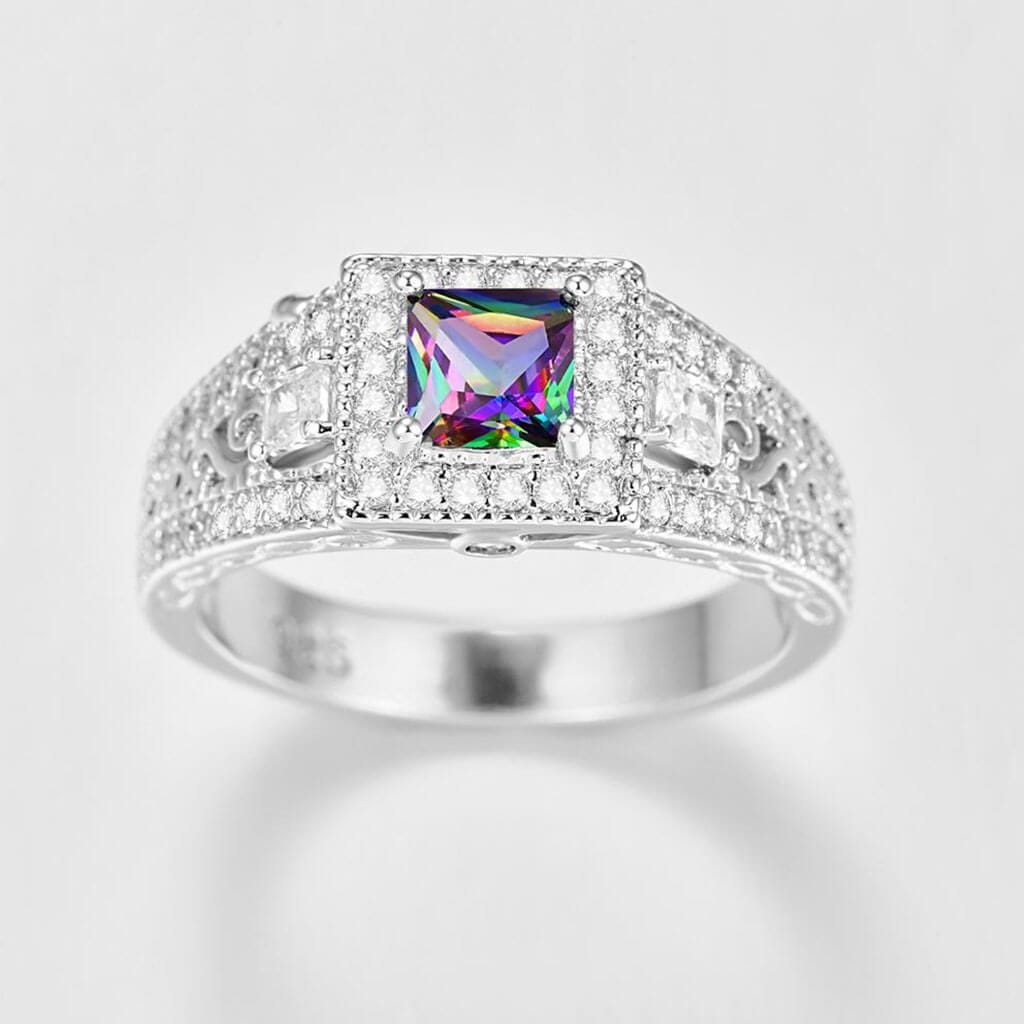 June Alexandrite Birthstone Ring - Birthmonth Deals