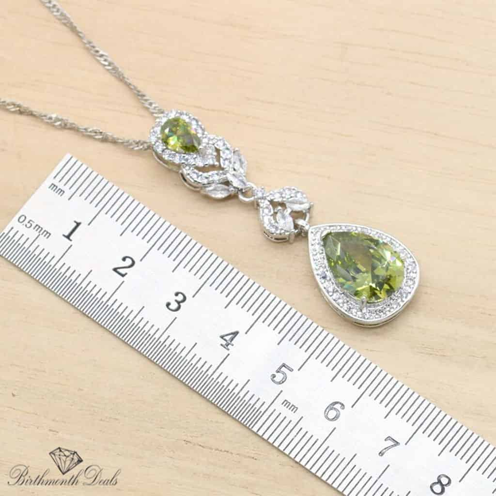 August Peridot Birthstone Jewelry Set - Birthmonth Deals