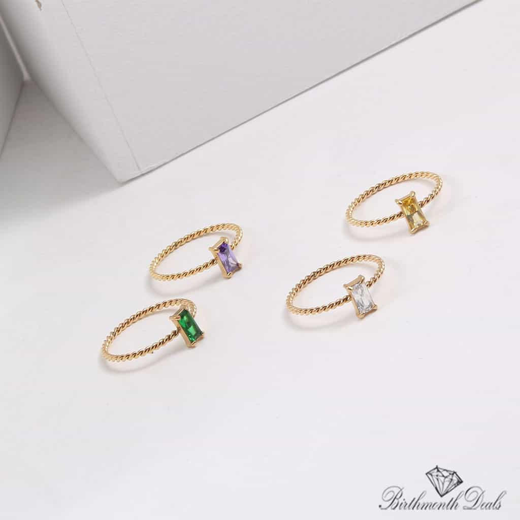 Valerie Birthstone Rings - Birthmonth Deals