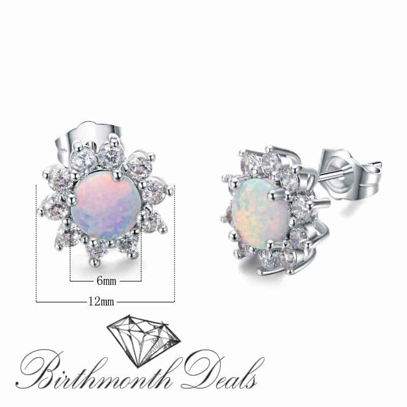 Opal Earrings - Birthmonth Deals