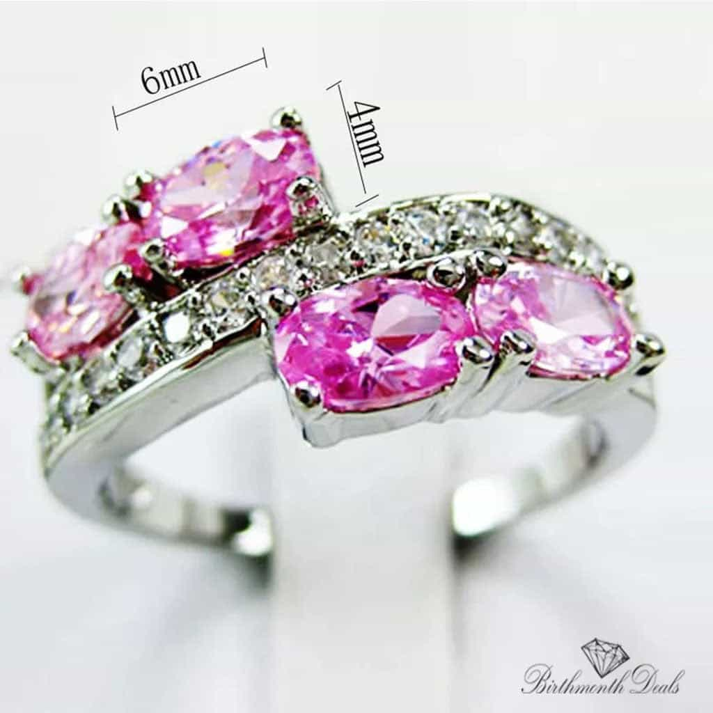 February Amethyst Birthstone Ring - Birthmonth Deals