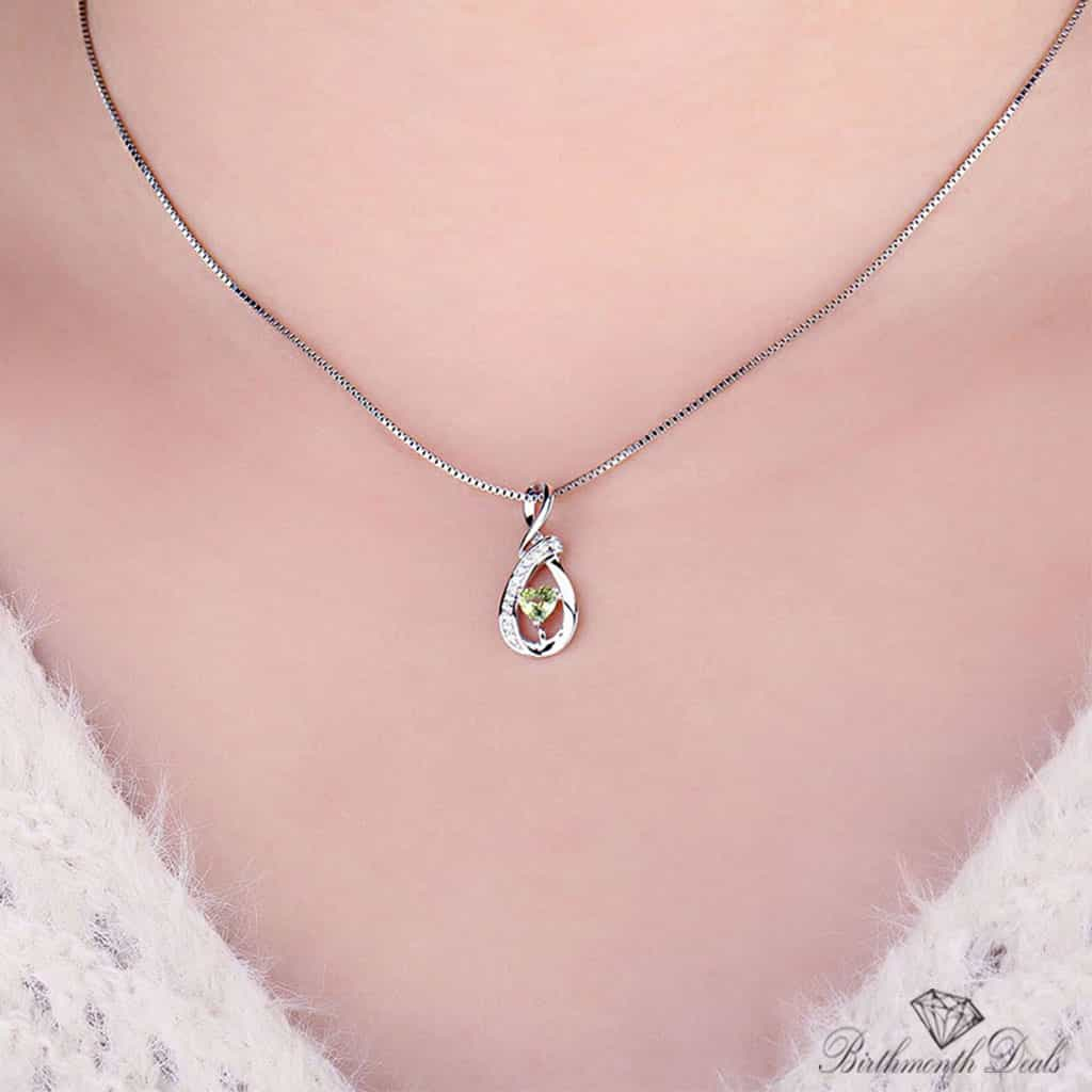 August Peridot Necklace - Birthmonth Deals