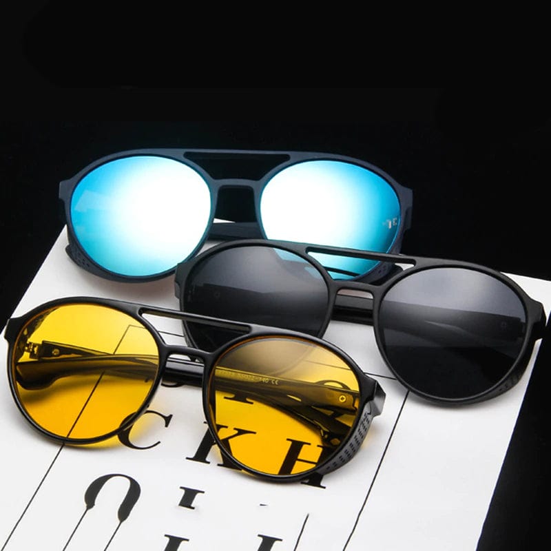 Round Steampunk Sunglasses - Birthmonth Deals