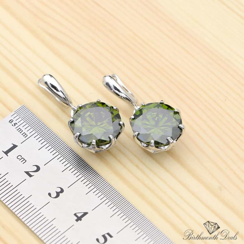 August Peridot Birthstone Jewelry Set - Birthmonth Deals