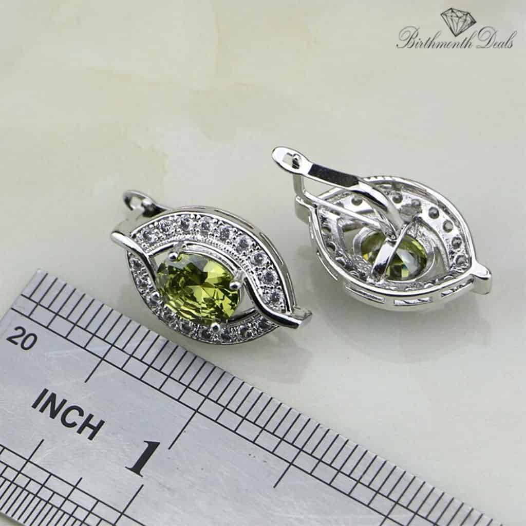 August Peridot Birthstone Jewelry Set - Birthmonth Deals