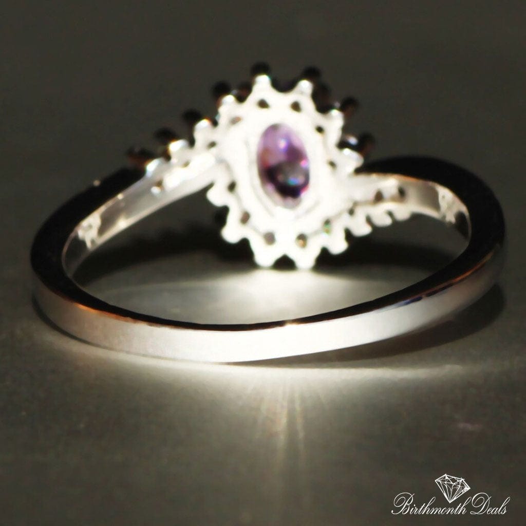 June Alexandrite Birthstone Ring - Birthmonth Deals